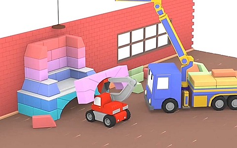 中文动画片《和迷你卡车学习 Tiny Trucks》第一季全26集 国语版 720P/MP4/2.08G 百度云网盘下载-幼教库