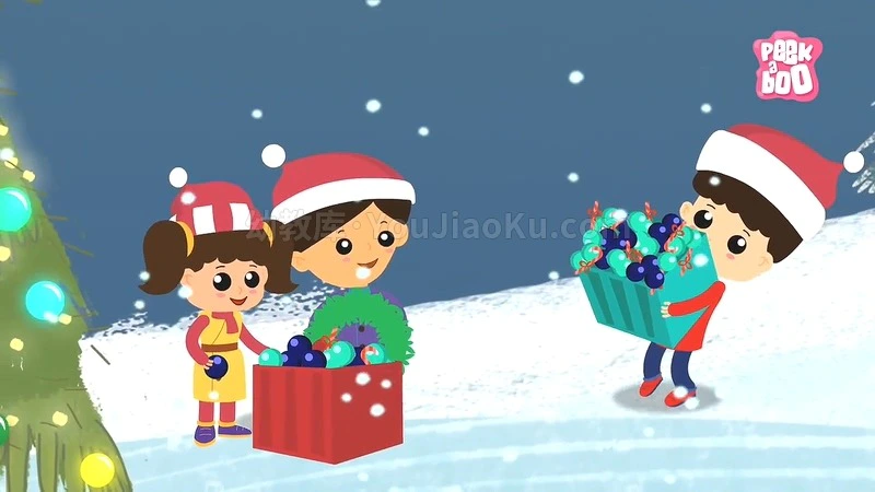 图片[2]-英文儿歌《英文圣诞歌曲视频动画》全12集 英语英字 720P/MP4/455.8M 百度云网盘下载-幼教库