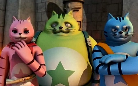 儿童动画片《功夫星猫 Kung Fun Cat》第一季全26集 国语版 高清/MP4/1.3G 百度云网盘下载-幼教库