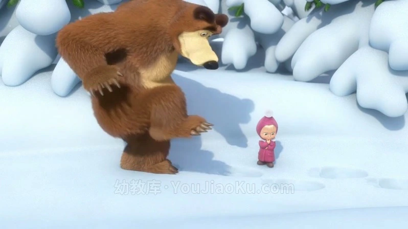 图片[1]-俄罗斯动画片《玛莎和熊 Little Masha And The Bear 2019》第一季全26集 国语中字 720P/MP4/1.68G 百度云网盘下载-幼教库
