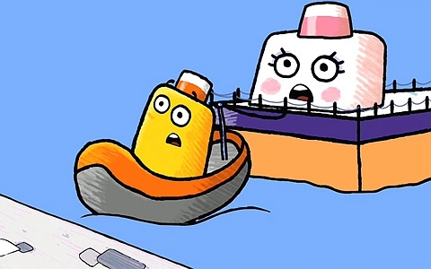 儿童动画片《嘟嘟小拖船 The Tiny Tugboat TooT》全52集 国语版 1080P/MP4/1.11G 百度云网盘下载-幼教库