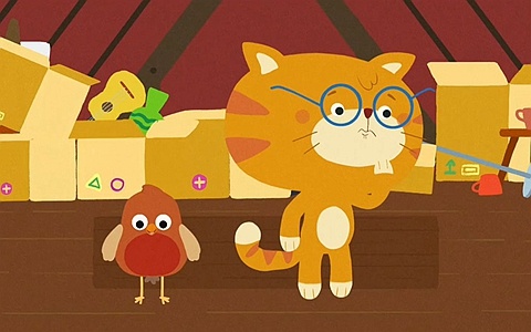 儿童益智动画片《小猫与知更鸟 Misho & Robin》全30集 国语版 720P/MP4/688M 百度云网盘下载-幼教库