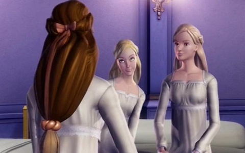 芭比动画电影《芭比之十二个跳舞的公主 Barbie In The 12 Dancing Princesses 2006》全1集 中英双语双字 高清/MKV/365M 百度云网盘下载-幼教库