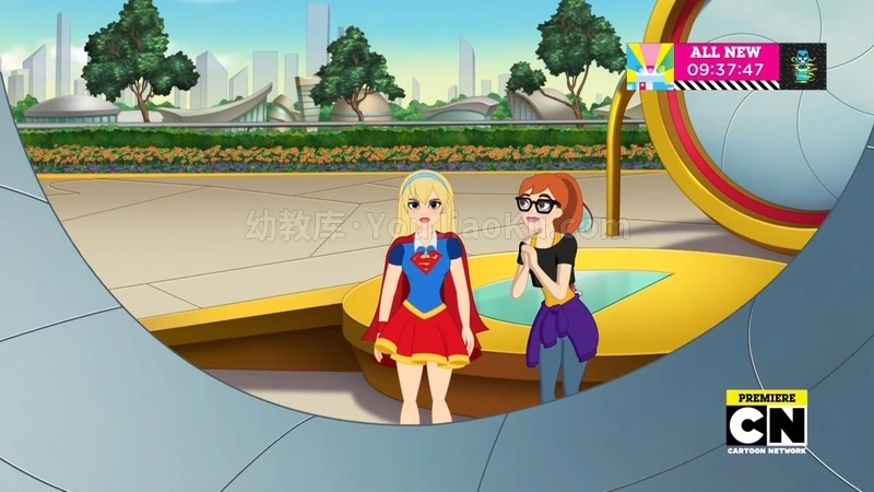 图片[2]-美国动画电影《DC超级英雄美少女：超级英雄中学 DC Super Hero Girls: Super Hero High》全1集 英语中英双字 1080P/MP4/824M 百度云网盘下载-幼教库