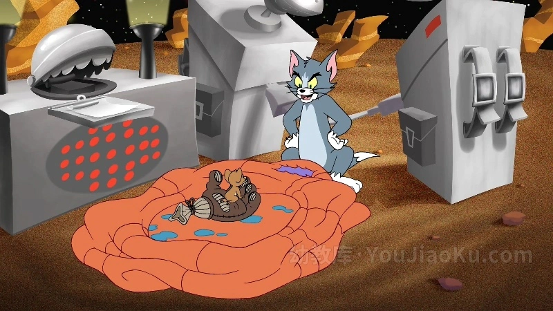 图片[1]-猫和老鼠动画电影《猫和老鼠：火星之旅 Tom and Jerry Blast Off to Mars》全1集 英语中英双字 1080P/MP4/1.36G 百度云网盘下载-幼教库