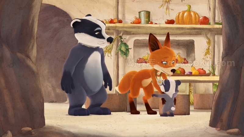 图片[1]-法国动画片《狐狸夫人和狗獾先生 The Fox Badger Family》全52集 国语版 1080P/MP4/7.87G 百度云网盘下载-幼教库