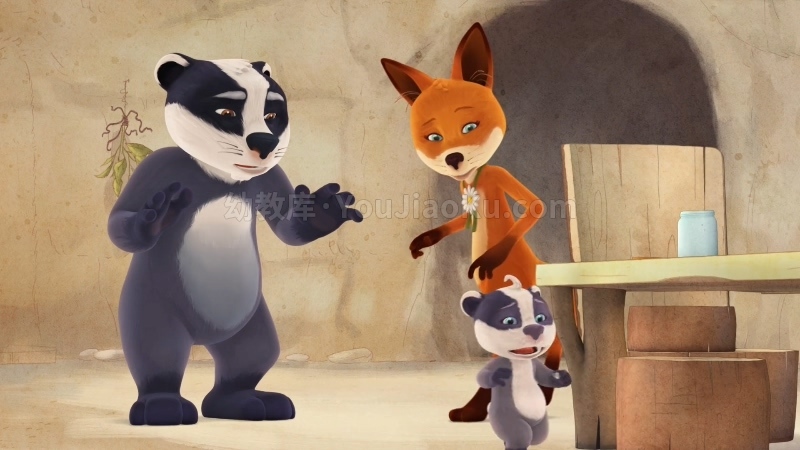 图片[2]-法国动画片《狐狸夫人和狗獾先生 The Fox Badger Family》全52集 国语版 1080P/MP4/7.87G 百度云网盘下载-幼教库