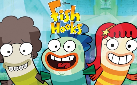 搞笑冒险动画《鱼乐圈 Fish Hooks》第二季全41集 英语英字 1080P/MP4/8.59G 百度云网盘下载-幼教库